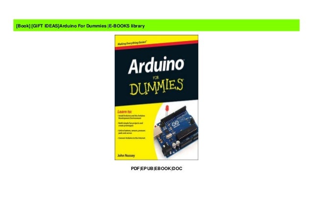 arduino projects for dummies pdf free download