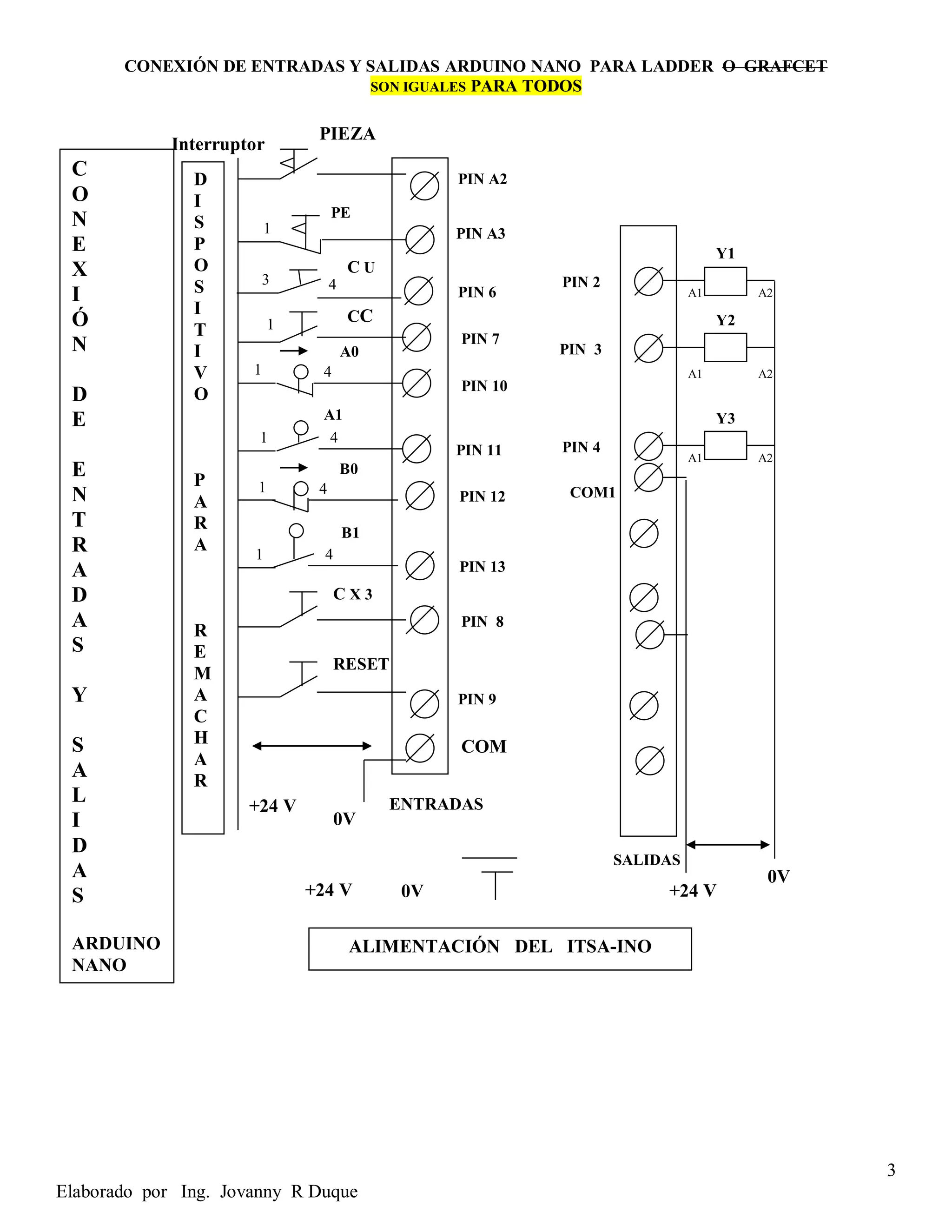 ARDUINO - LADDER - PROYECTO CIRCUITO ELECTRONEUMÁTICO 2 CILINDROS ...