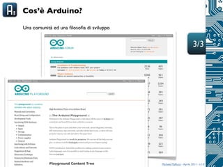 Arduino Cacciotti Arduino lezione 01 - a.s 2010-2011 | PDF