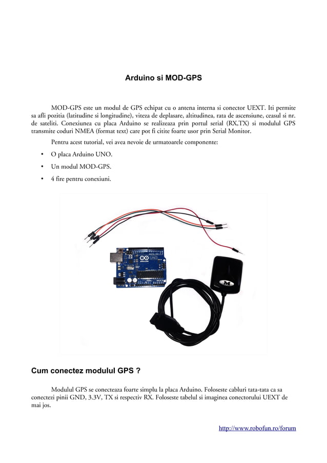 Arduino mod-gps | PDF