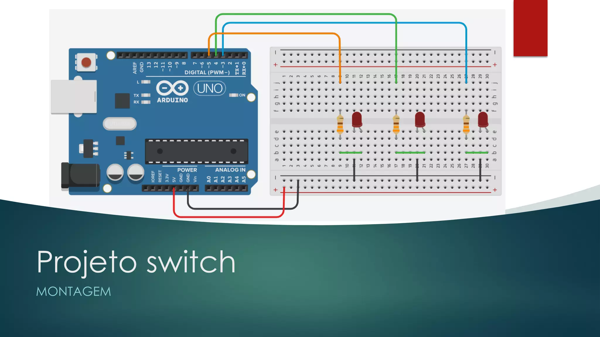 Projeto switch
MONTAGEM
 