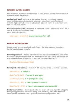 Arduino prima spiegazione | PDF