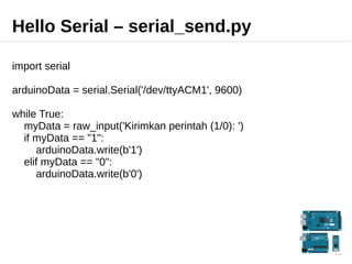Kisah Dua Sejoli: Arduino & Python | PPT