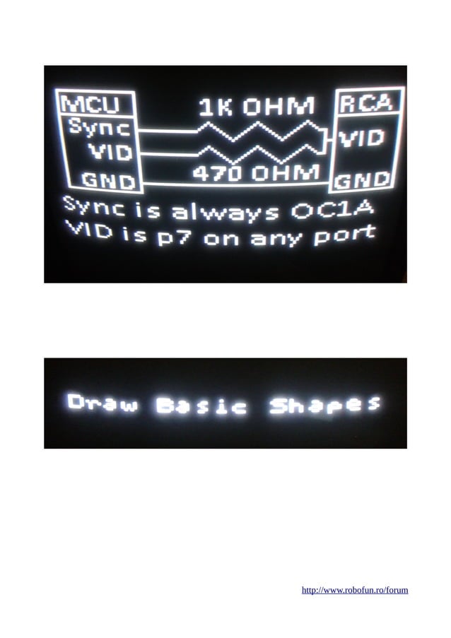 Arduino tv out | PDF