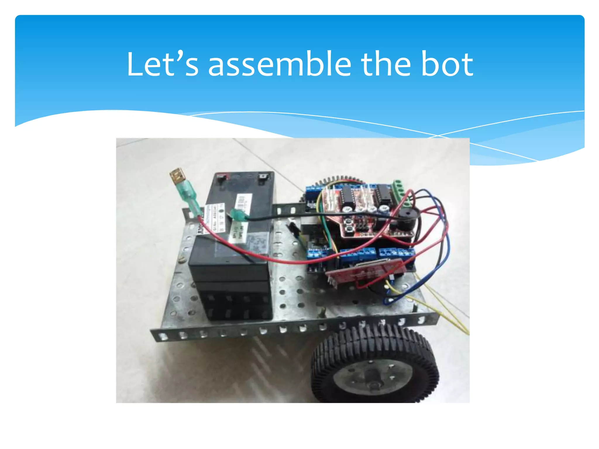 Let’s assemble the bot 