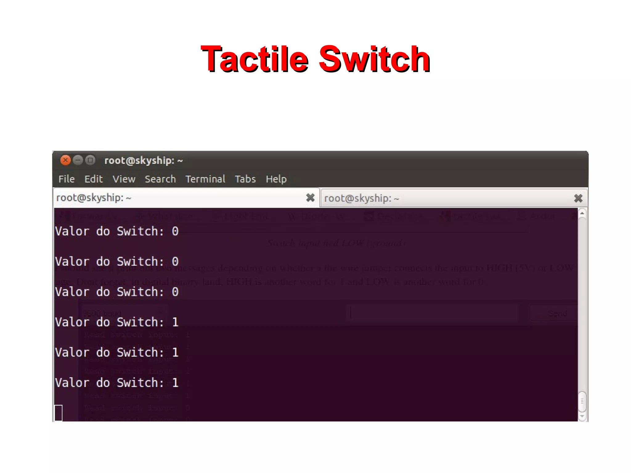 Tactile Switch
 