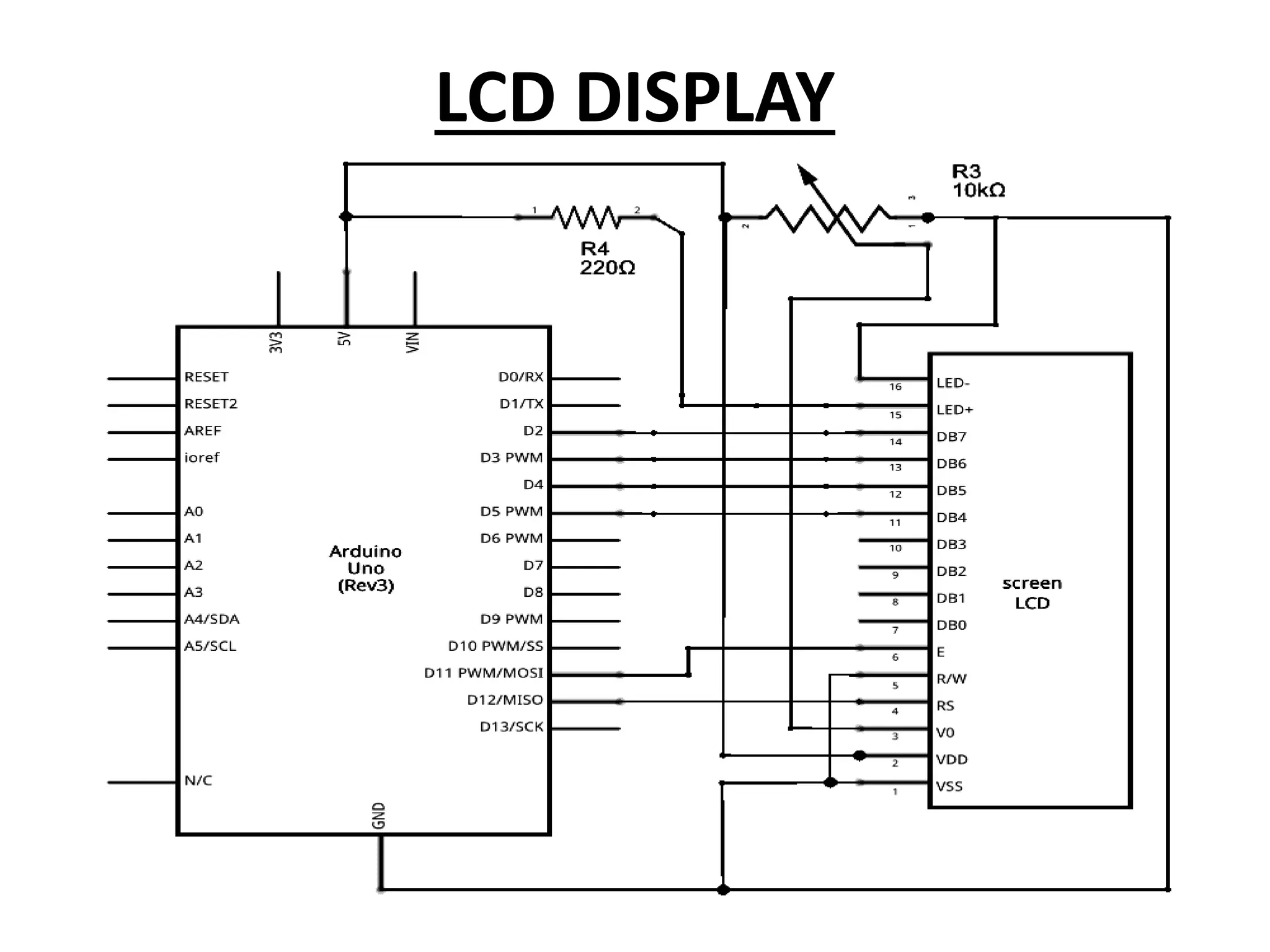 LCD DISPLAY
 