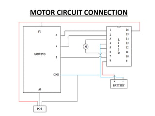 MOTOR CIRCUIT CONNECTION
 