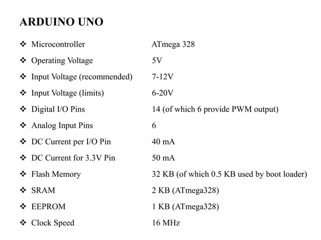 Arduino board program for Mobile robotss | PPT