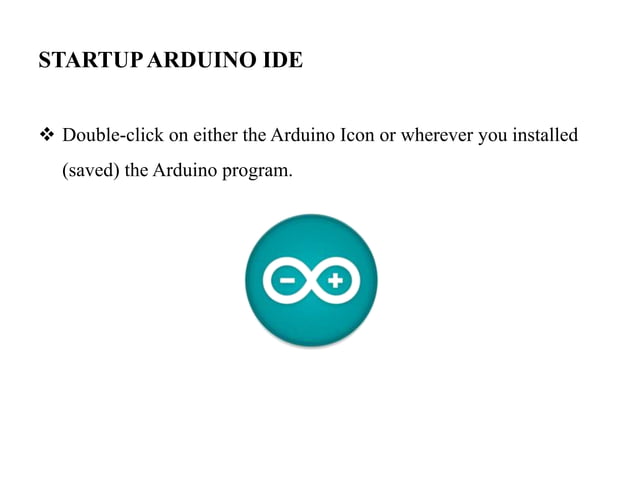 Arduino board program for Mobile robotss | PPT