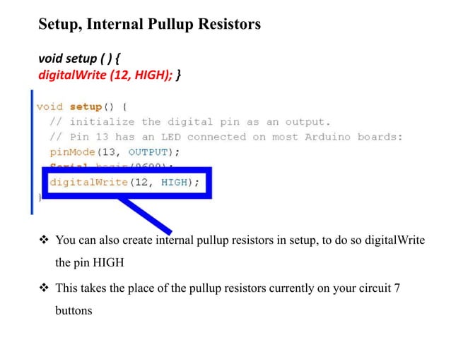 Arduino board program for Mobile robotss | PPT
