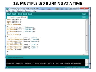 1B. MULTIPLE LED BLINKING AT A TIME
 
