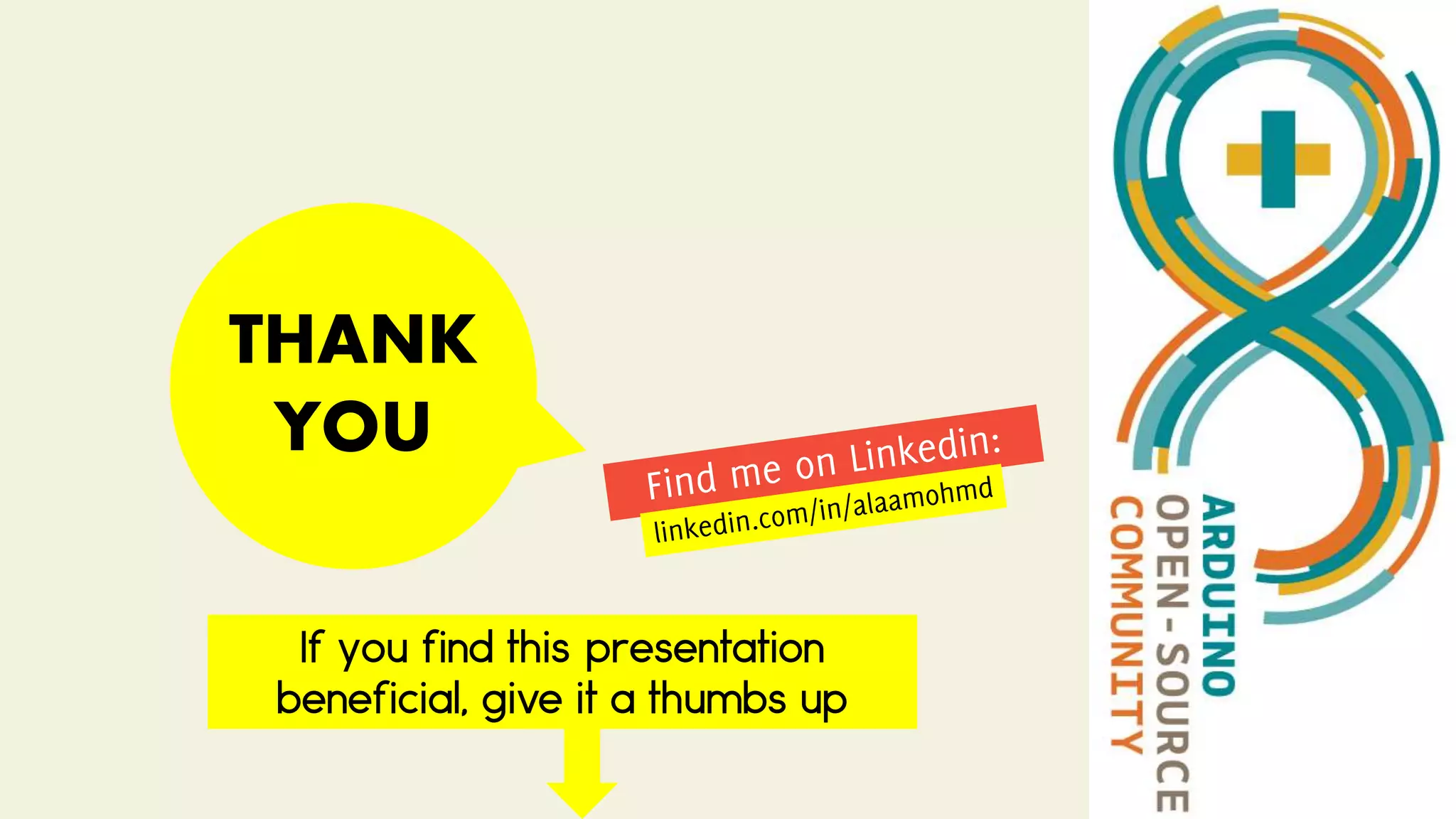THANK
YOU
If you find this presentation
beneficial, give it a thumbs up