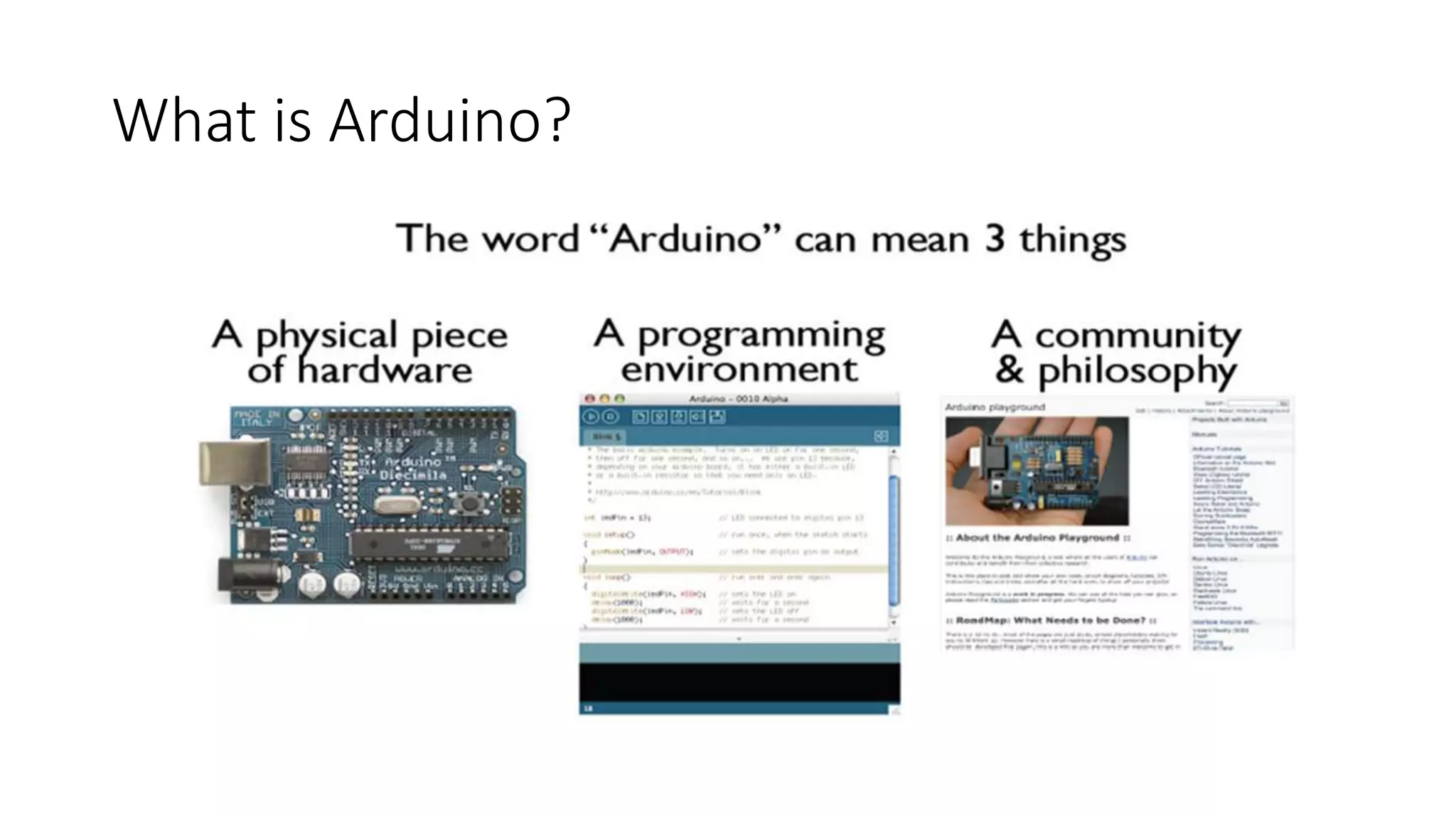 Arduino and its hw architecture | PPTX
