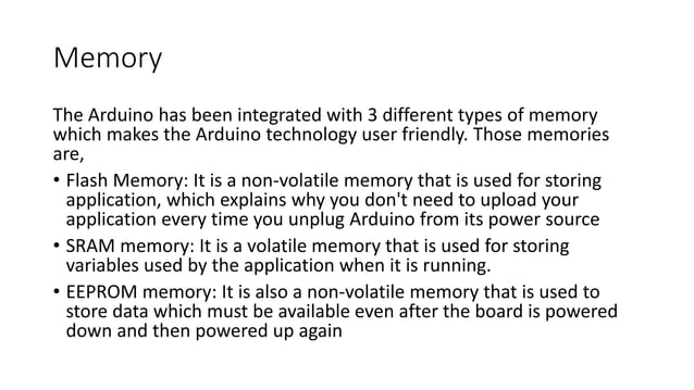 Arduino and its hw architecture | PPTX
