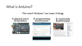 What is Arduino?
 
