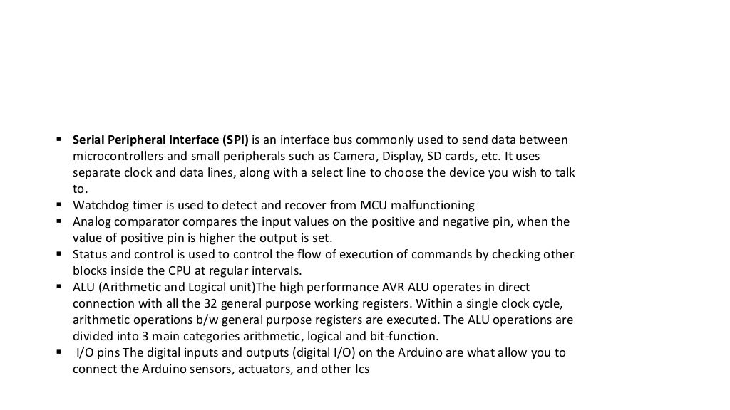 Arduino and its hw architecture