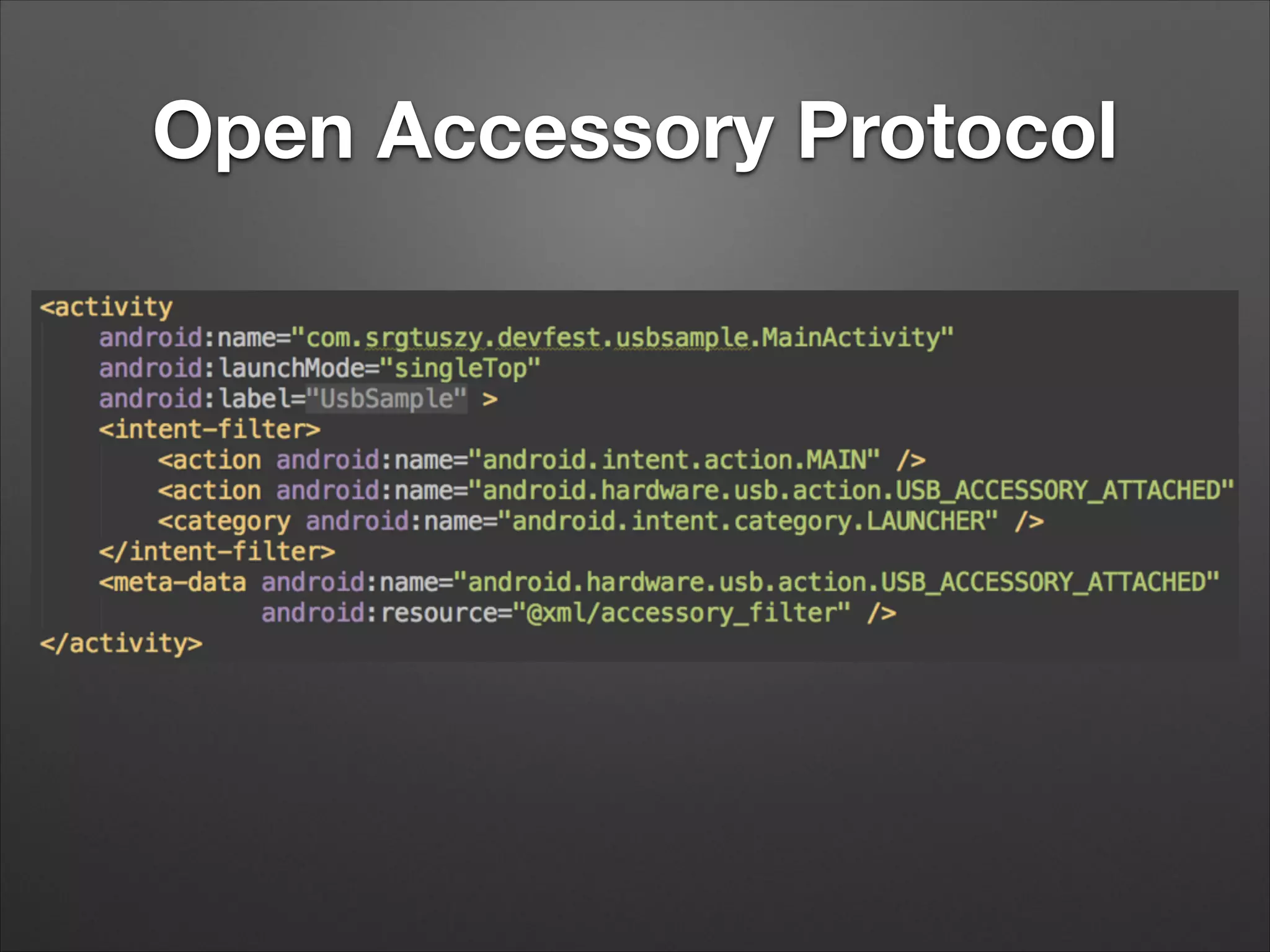 Open Accessory Protocol

 