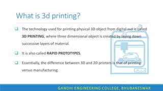 Arduino based 3D printer | PPT
