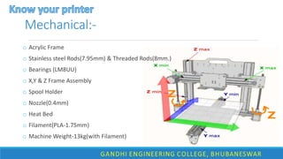 Arduino based 3D printer | PPT