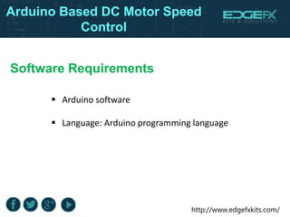 BLDC Motor Speed Control with RPM Display and PWM | PPTX