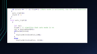 Arduino based Home Automation System with Android | PPT