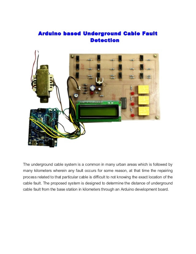 Ppt Arduino Based Underground Cable Fault Detection P vrogue.co