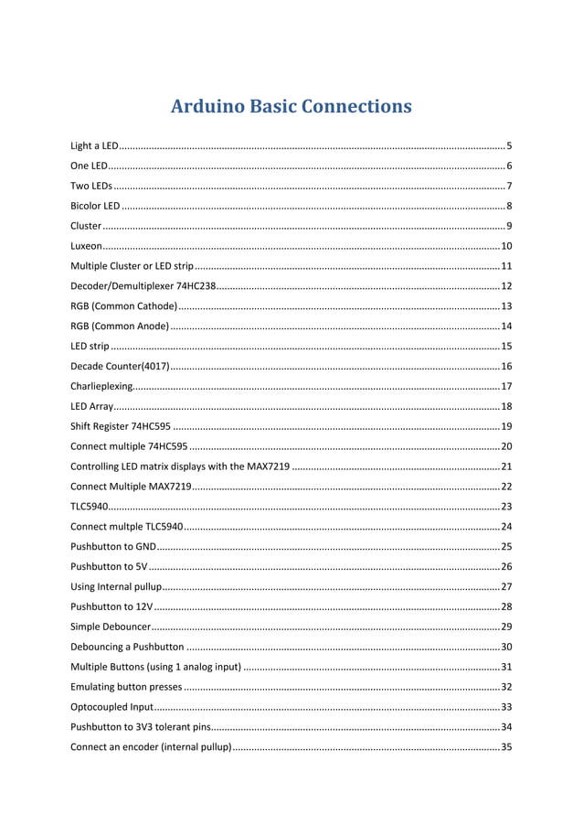 Arduino basic connections_by_pighixxx_v2 | PDF