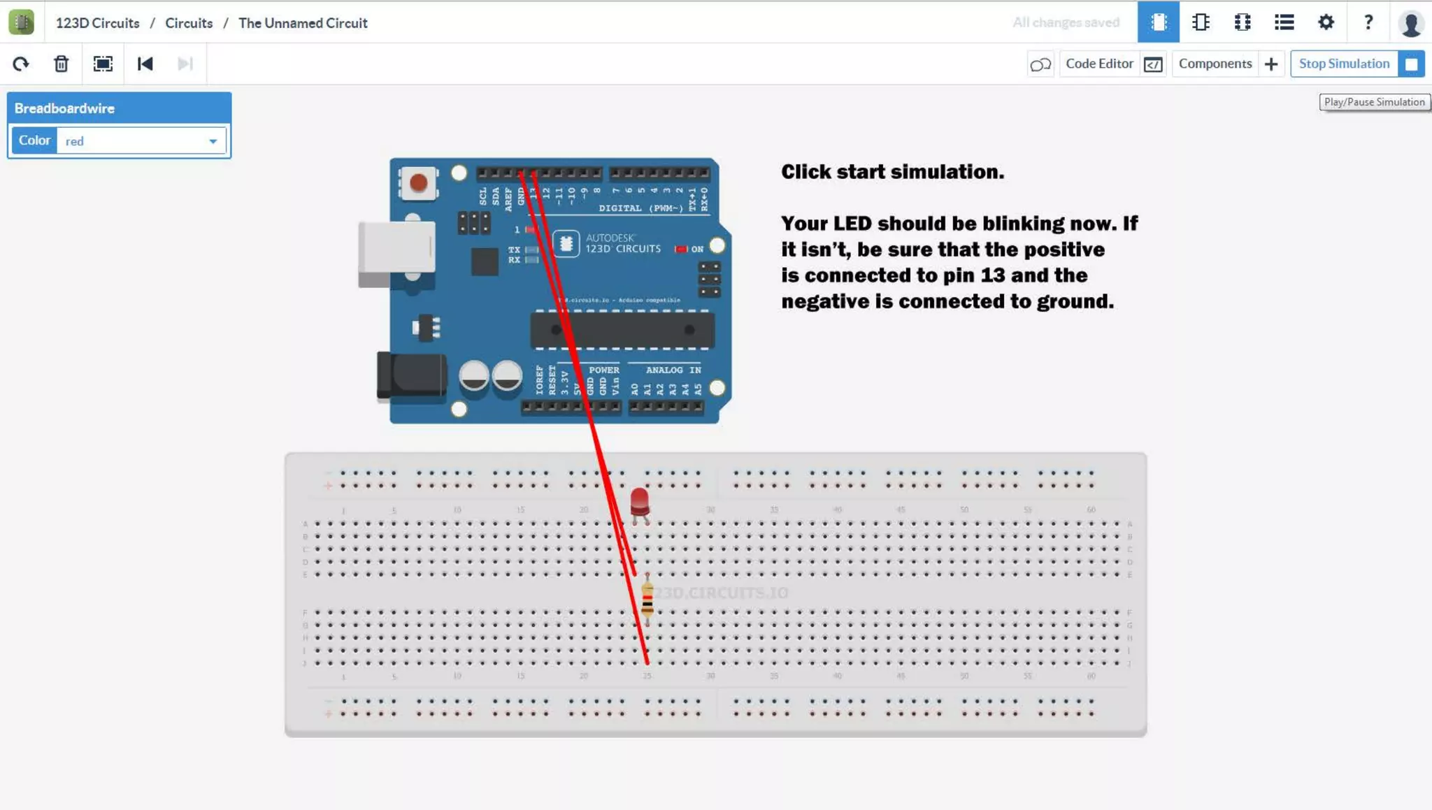 Arduino Introduction (Blinking LEDs) - step by step screenshots  (workshop #5)