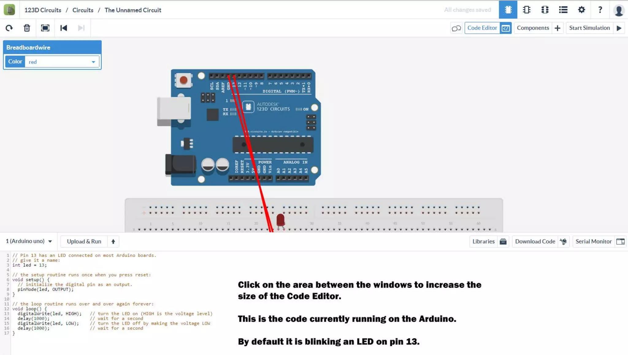 Arduino Introduction (Blinking LEDs) - step by step screenshots  (workshop #5)