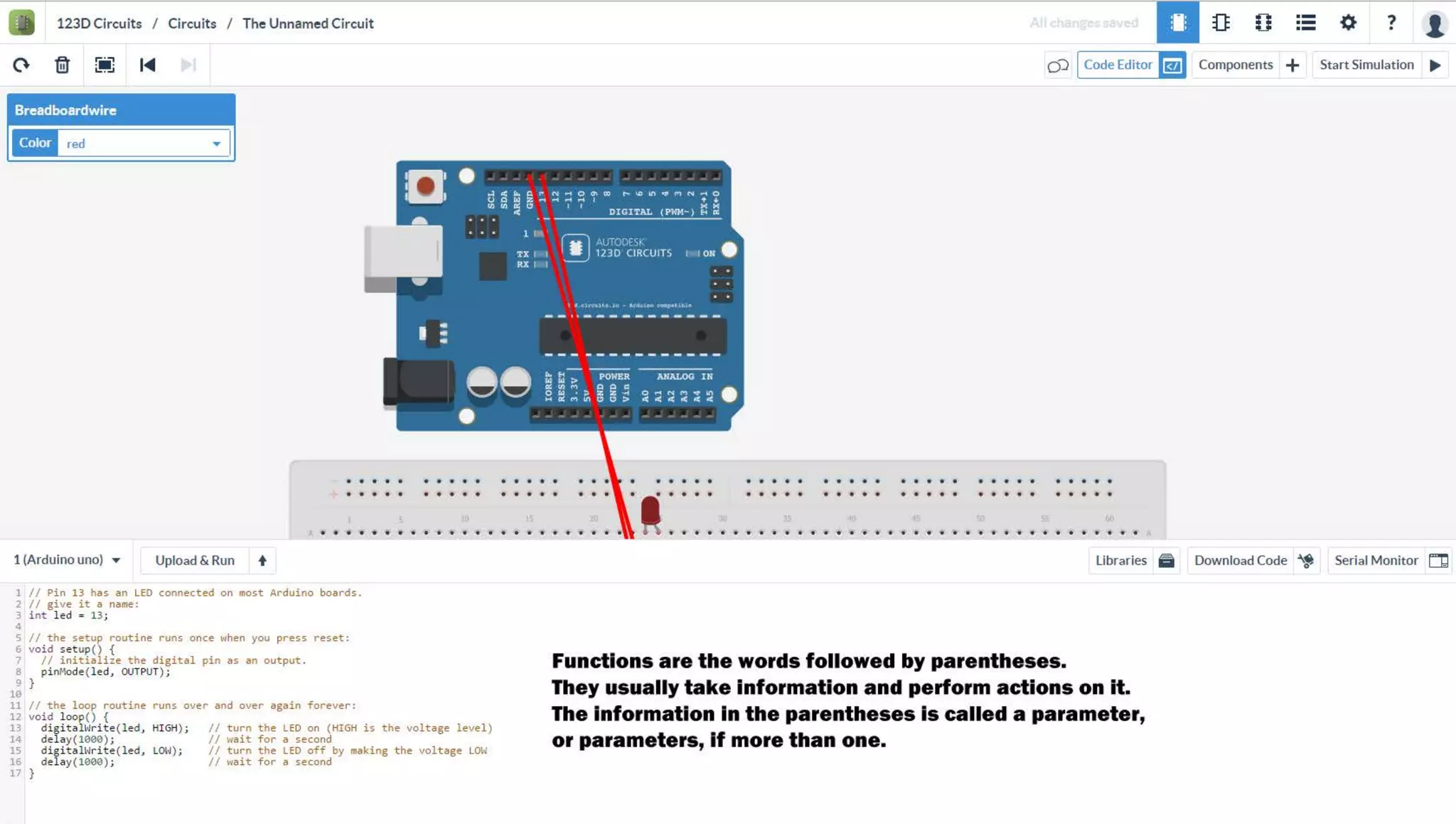 Arduino Introduction (Blinking LEDs) - step by step screenshots  (workshop #5)
