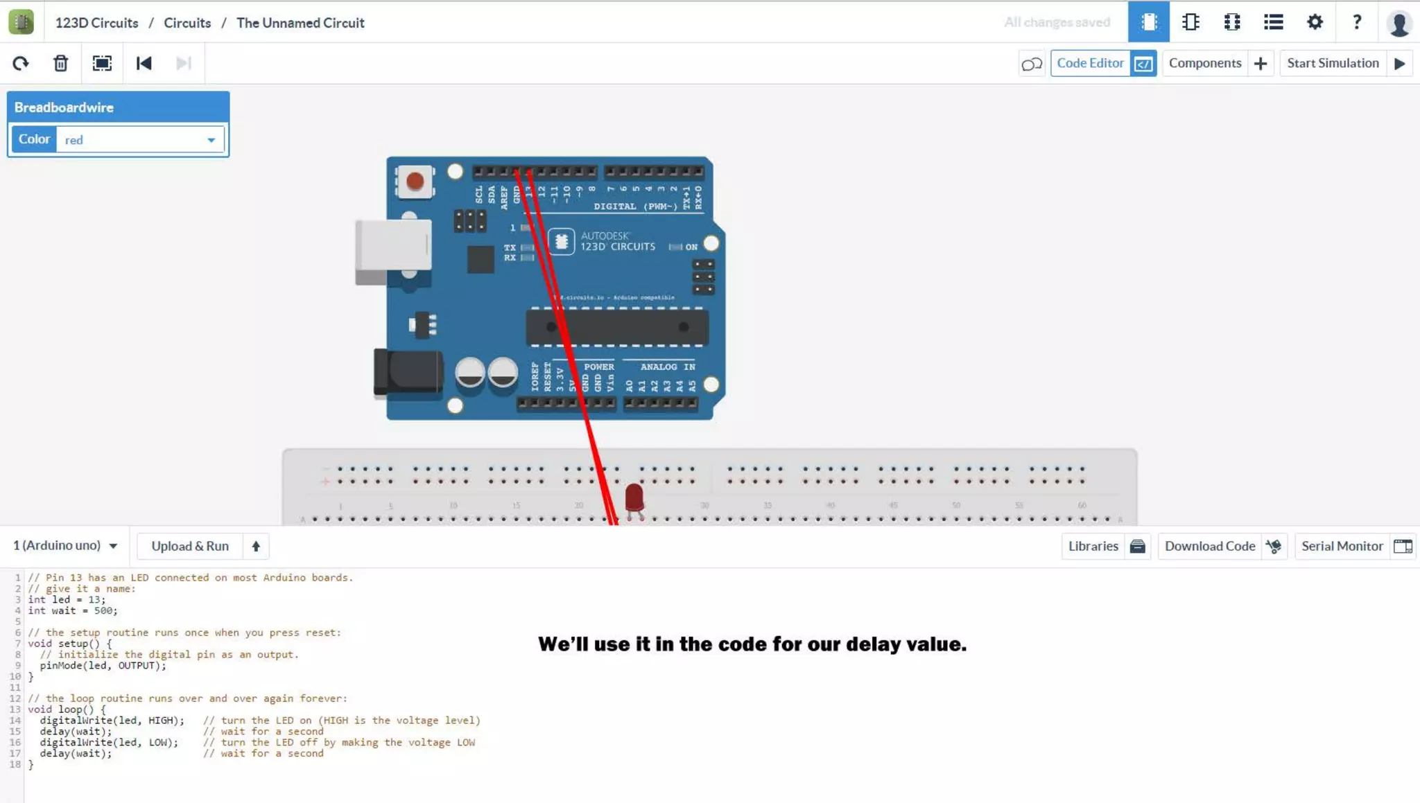 Arduino Introduction (Blinking LEDs) - step by step screenshots  (workshop #5)