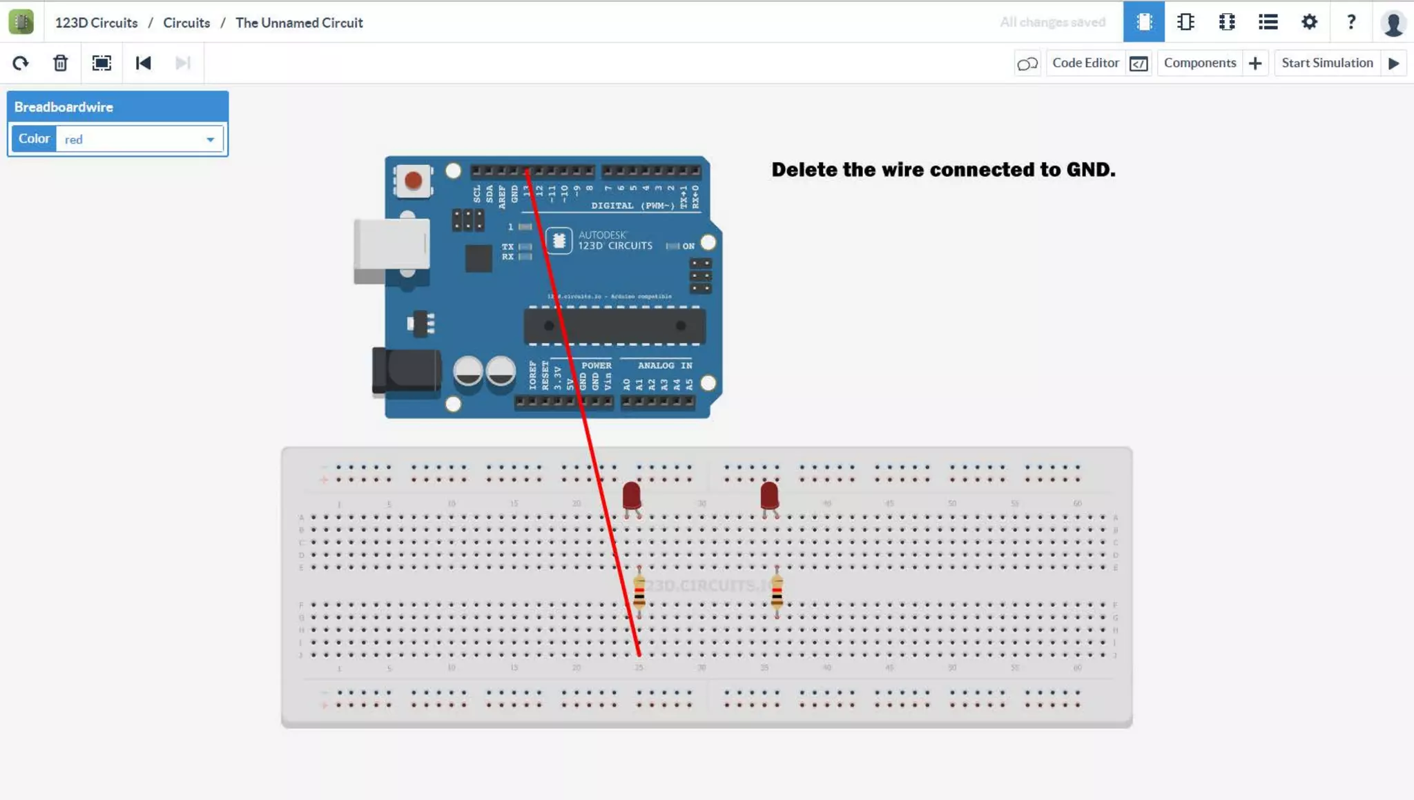 Arduino Introduction (Blinking LEDs) - step by step screenshots  (workshop #5)