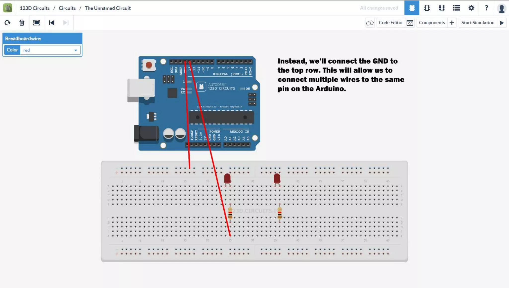 Arduino Introduction (Blinking LEDs) - step by step screenshots  (workshop #5)
