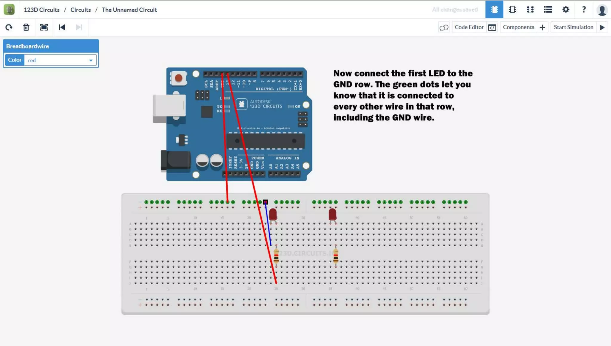 Arduino Introduction (Blinking LEDs) - step by step screenshots  (workshop #5)