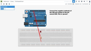 Arduino Introduction (Blinking LEDs) - step by step screenshots  (workshop #5)