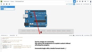 Arduino Introduction (Blinking LEDs) - step by step screenshots  (workshop #5)