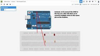 Arduino Introduction (Blinking LEDs) - step by step screenshots  (workshop #5)