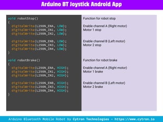 Arduino bt mobile robot r2.0 | PPTX