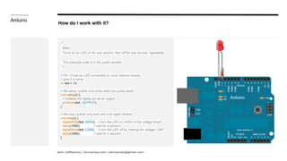 Arduino by John LeMasney via lemasney.com | Technology & Computing