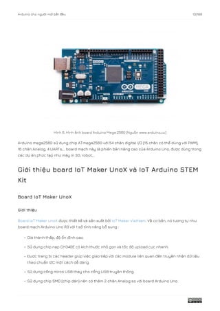 Arduino Moi Ra Arduino cho người mới bắt đầu | PDF