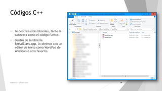 Arduino c++ y puerto serie | PDF