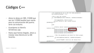 Arduino c++ y puerto serie | PDF