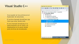 Arduino c++ y puerto serie | PDF