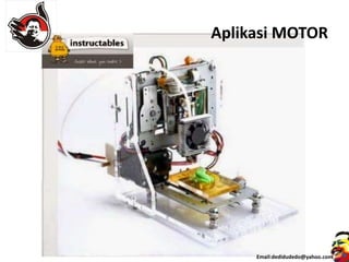 Aplikasi MOTOR
Email:dedidudedo@yahoo.com
 