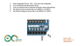 Arduino day 2019 - Comunicação I2C Arduino e Raspberry Pi | PDF