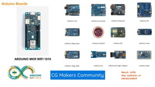 Arduino Boards
ARDUINO MKR WIFI 1010
 