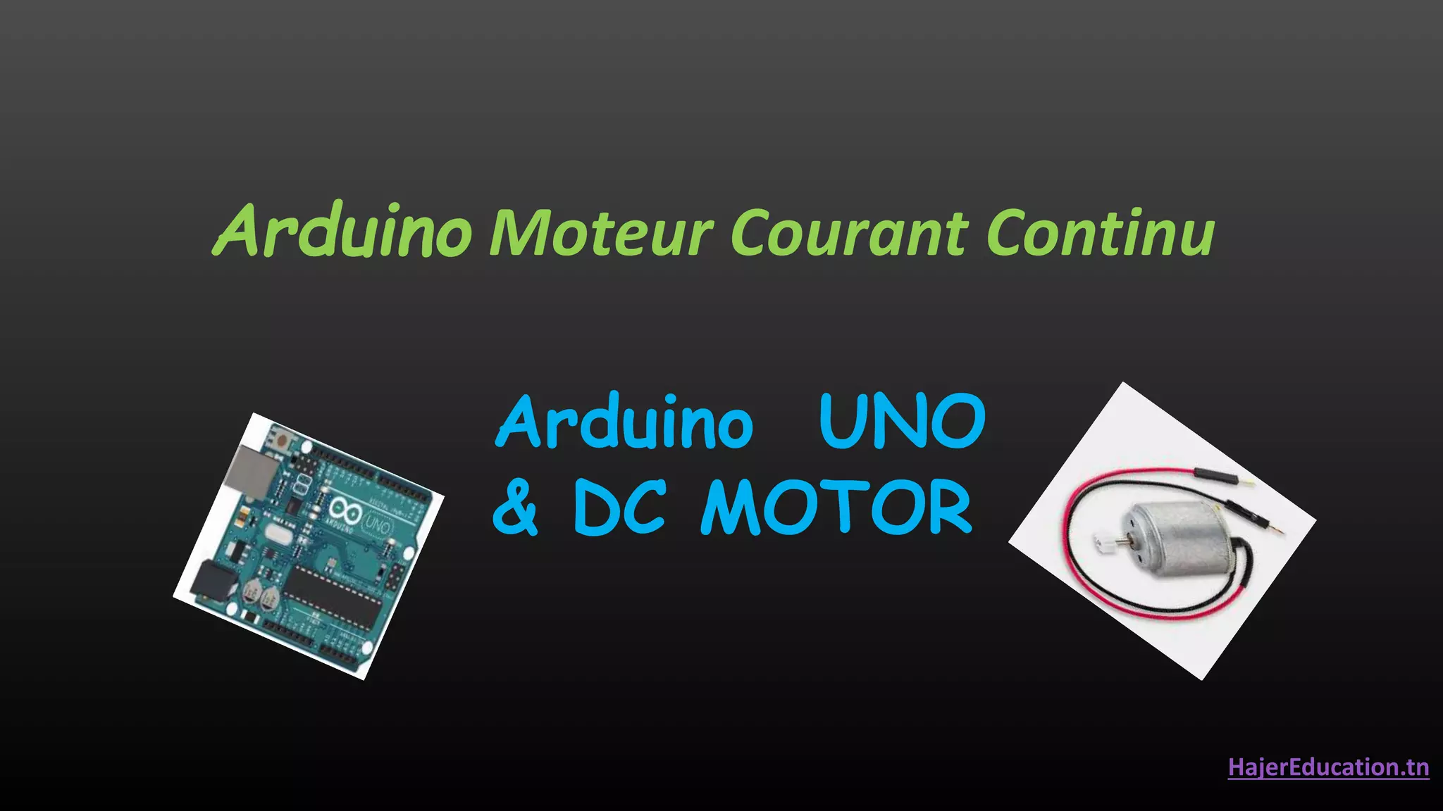Arduino dc motor | PPTX