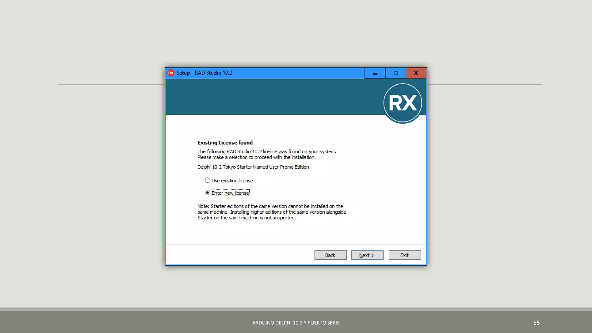 ARDUINO DELPHI 10.2 Y PUERTO SERIE 55
 