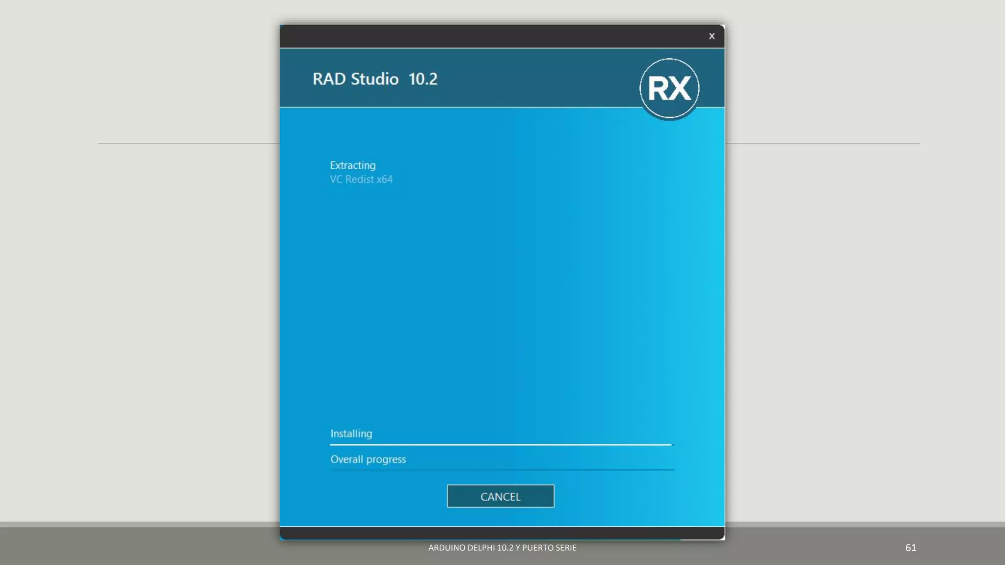 ARDUINO DELPHI 10.2 Y PUERTO SERIE 61
 